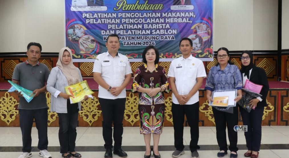 Pemkab Mura Gelar Pelatihan Pengolahan Makanan, Herbal, Barista Dan Sablon 1