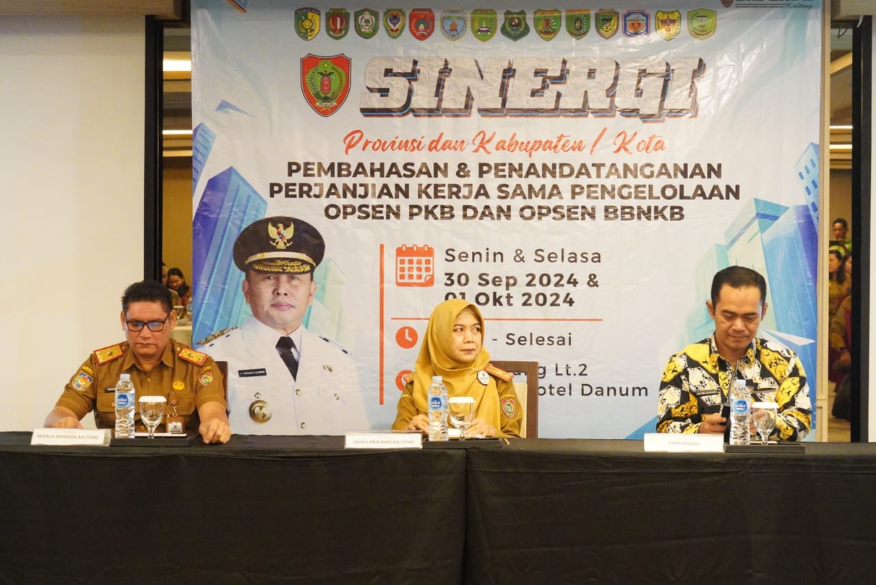 Rakor Pembahasan Dan Penandatanganan Pks Pengelolaan Opsen Pkb Dan Bbnkb 1