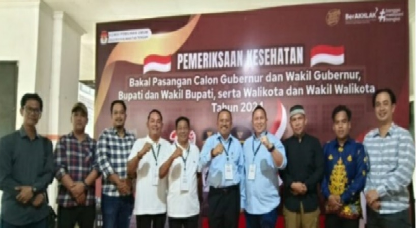 Cabup Dan Wacabup Kepala Daerah Kabupaten Murung Raya Melaksanakan Pemeriksaan Kesehatan Di Rsud Dr. Doris Sylvanus Kota Palangka Raya