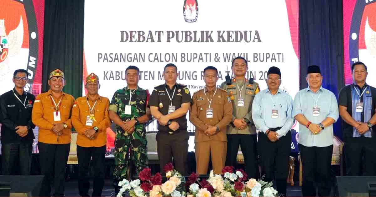 Pj Bupati Mura Hadiri Debat Publik Kedua Cabup Dan Cawabup Yang Diselenggarakan Kpu Murung Raya