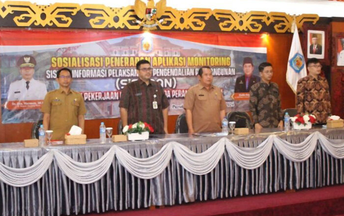Sosialisasi Penerapan Aplikasi Monitoring Sistem Informasi Pelaksanaan Pengendalian Dan Pembangunan (sisapan)