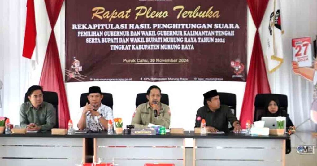 Kpu Mura Laksanakan Rapat Pleno Terbuka Rekapitulasi Hasil Perhitungan Suara