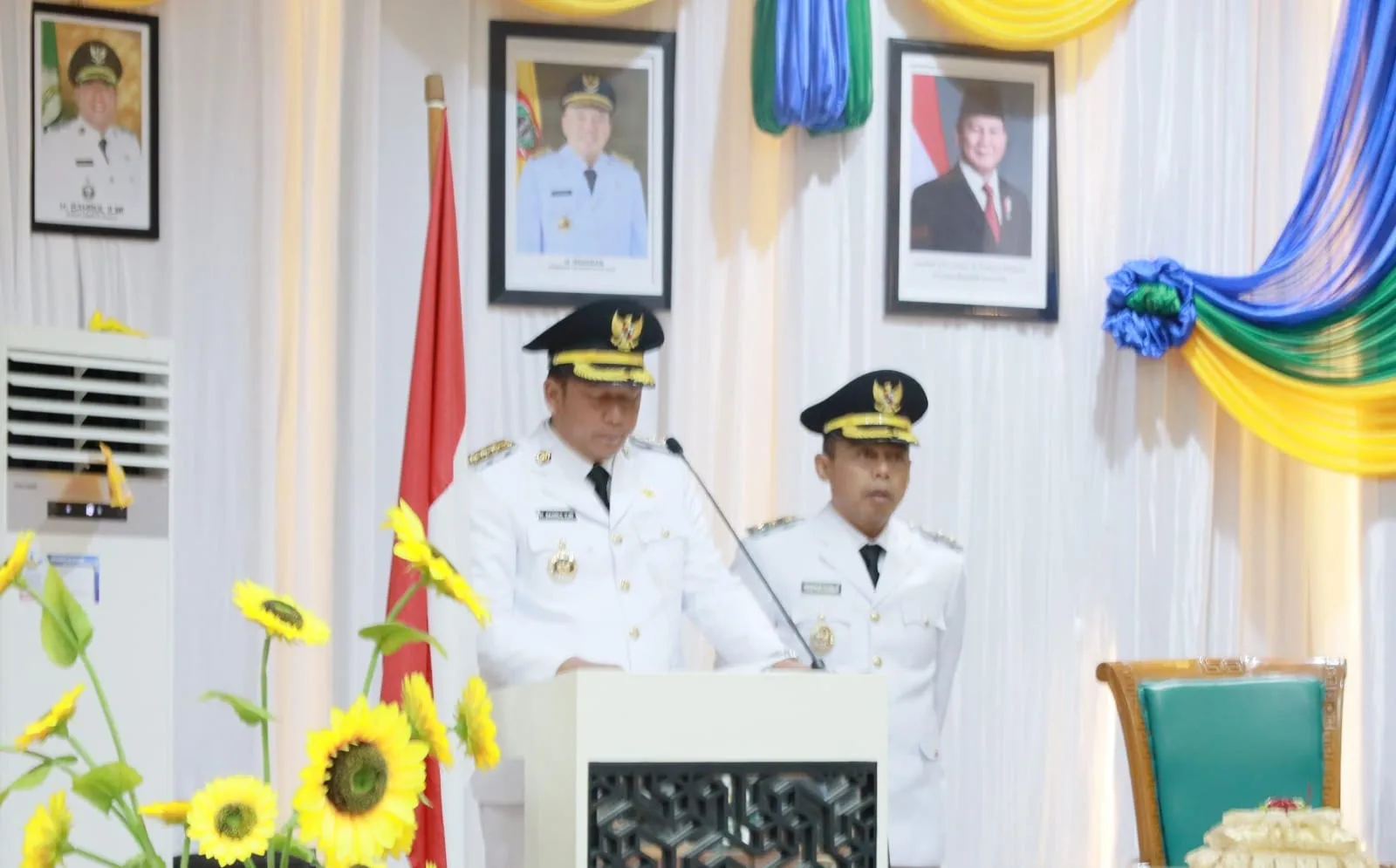 Pidato Pertama Bupati Bahrul Ilmi di depan Rapat Paripurna DPRD Batola