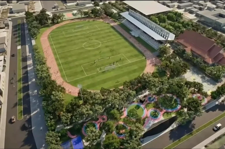 Ilustrasi Penataan Kawasan Mantikei Stadion Mantikei