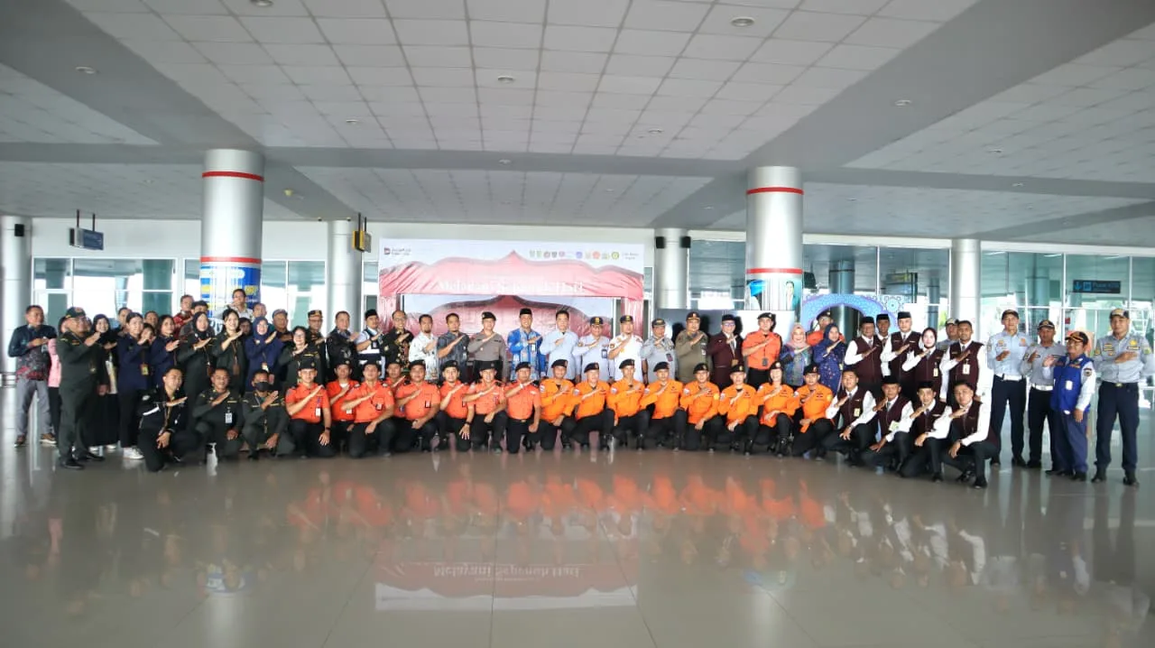 Posko Monitoring Angkutan Udara Lebaran 1447 H 2026 Di Bandara Tjilik Riwut, Palangka Raya
