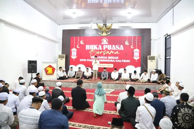 Suasana Buka Puasa Bersama Seluruh Jajaran Dpd Partai Gerindra Prov. Kalteng