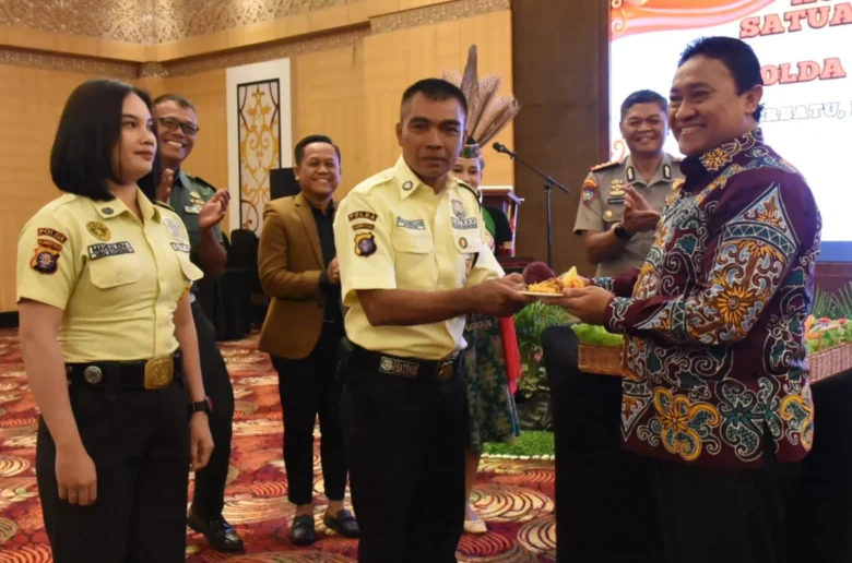 Wagub Kalteng Edy Pratowo Hadiri Peringatan Hut Ke 45 Satpam (ist)