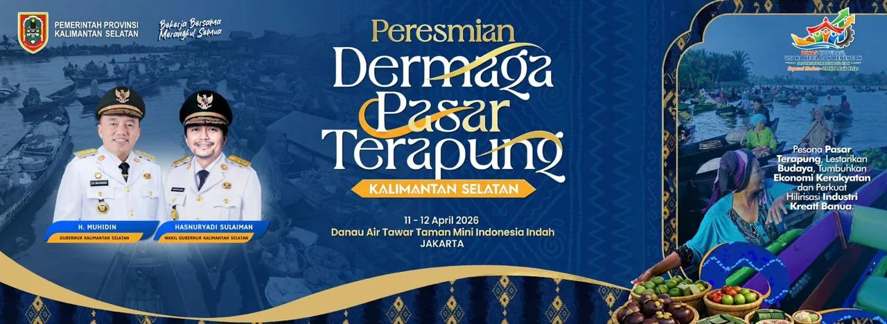 Dermaga Pasar Terapung Kalsel Tmii 2026