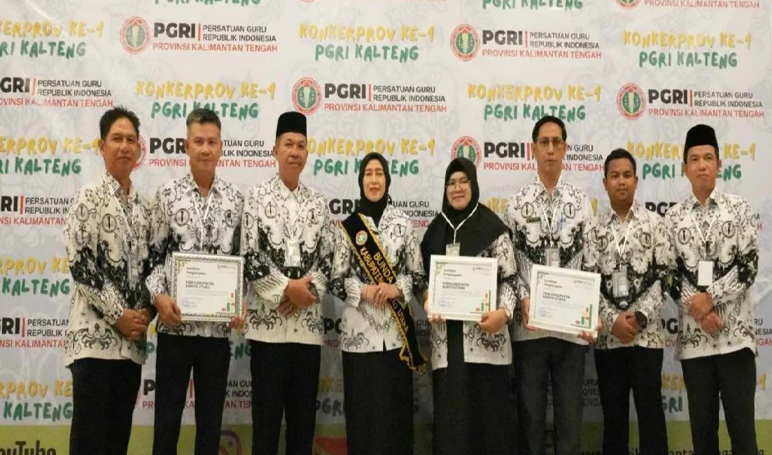 Hj. Maya Savitri Shalahuddin Hadiri Konkerprov Pgri 2026 Dan Rayakan Prestasi Guru Barito Utara