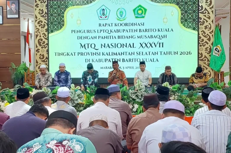 Ketua Umum Lptq Batola, Zulkipli Yadi Noor, Memimpin Rapat Koordinasi Pengurus Lptq Kabupaten Barito Kuala