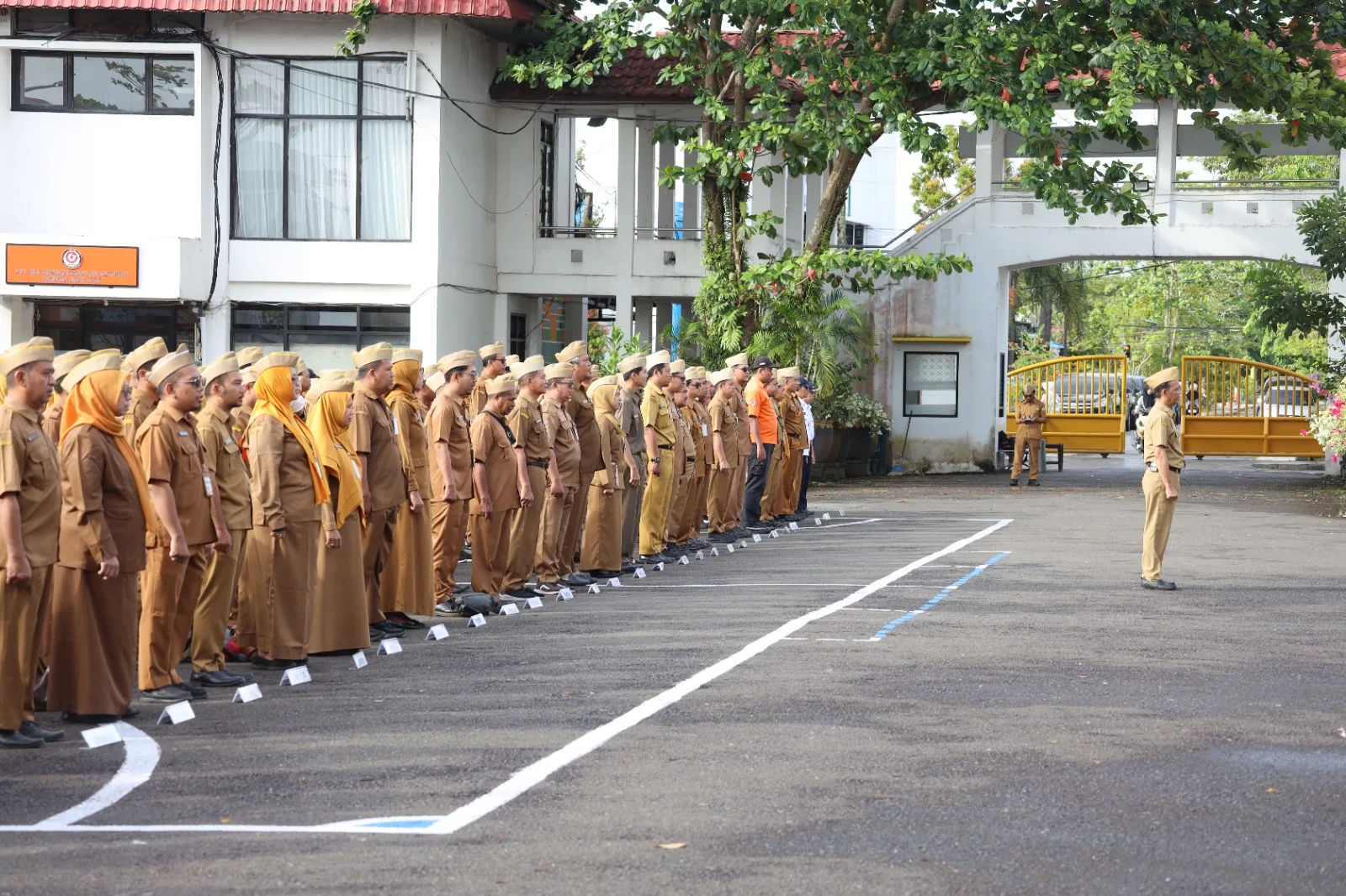 Peserta Apel Senin