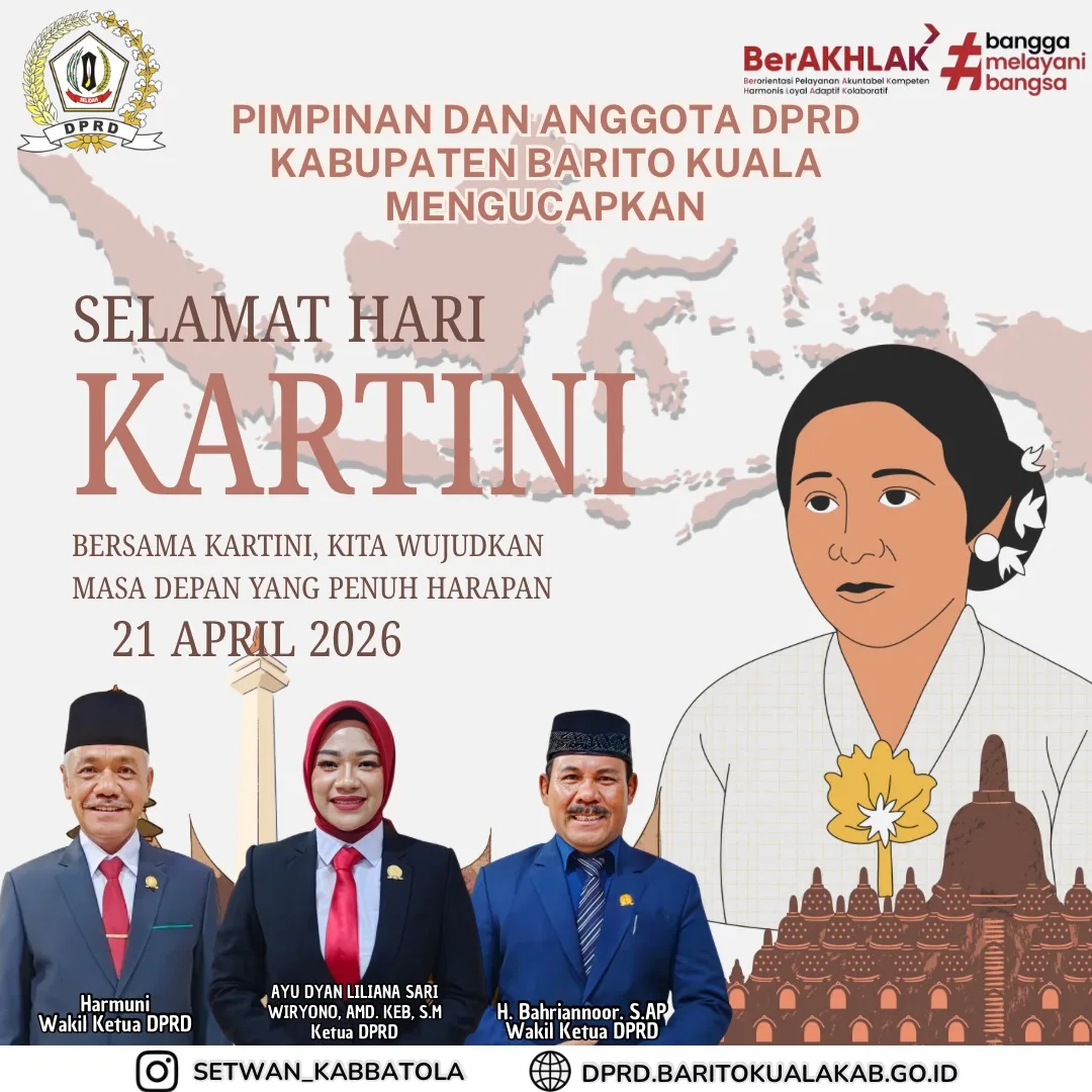 Pimpinan Dan Anggota Dprd Kabupaten Barito Kuala Mengucapkanselamat Hari Kartinibersama Kartini, (2)