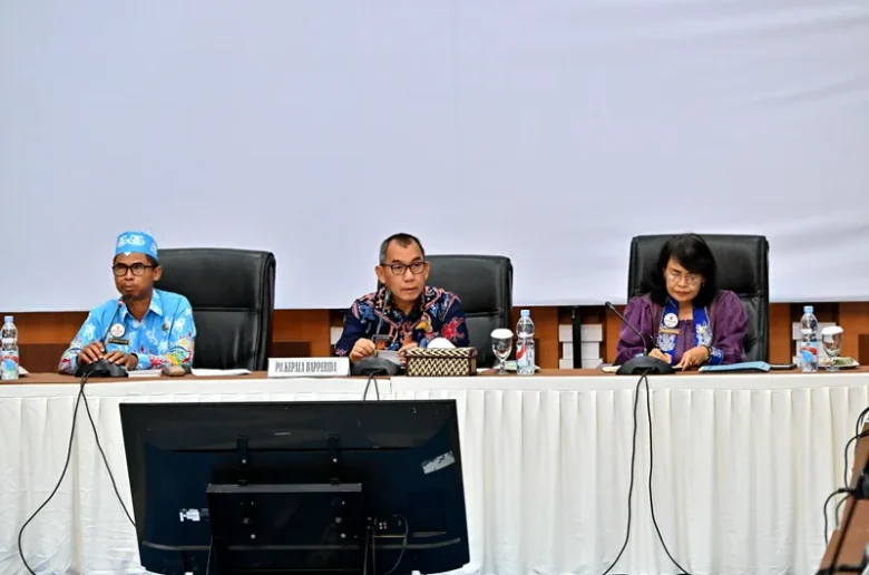 Plt. Kepala Bapperida Prov. Kalteng Syahfiri, Saat Rakor Penajaman Rancangan Akhir Rencana Kerja (renja) Perangkat Daerah Tahun 2027