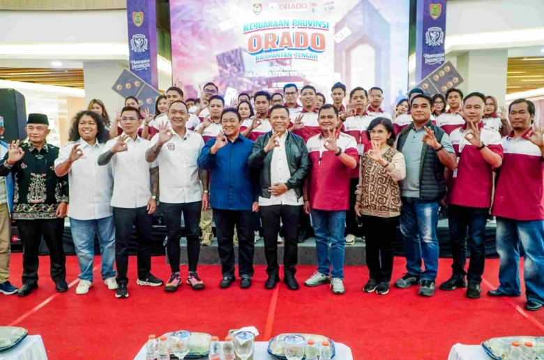 Wagub Edy Pratowo Saat Pelantikan Pengurus Orado Kalteng