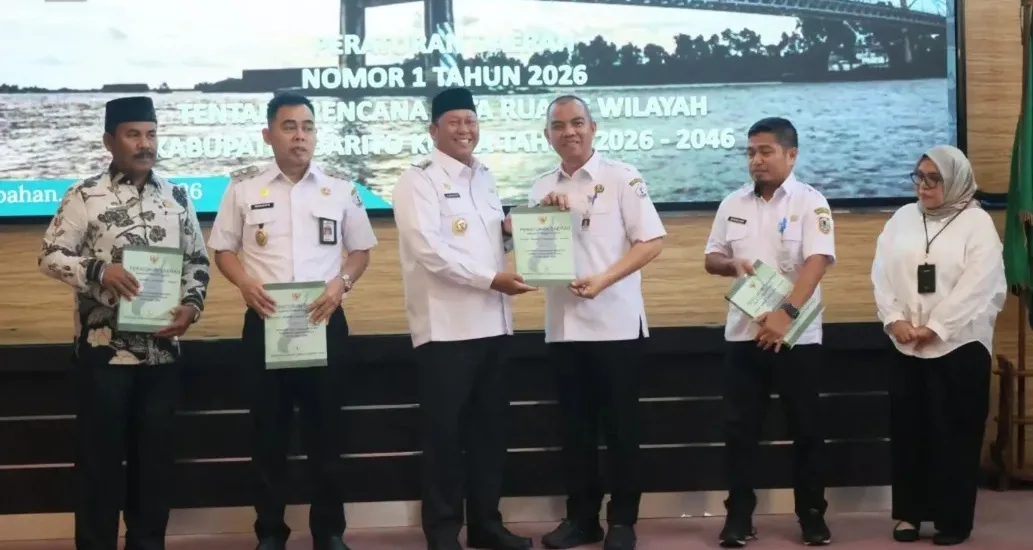 Wakil Ketua Dprd Barito Kuala, H. Bahriannoor Menghadiri Sosialisasi Perda Nomor 1 Tahun 2026 Tentang Rtrw Tahun 2026–2046 (ist)