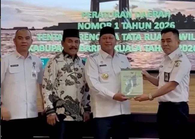 Wakil Ketua DPRD Barito Kuala, H. Bahriannoor Menghadiri Sosialisasi Perda Nomor 1 Tahun 2026 Tentang RTRW Tahun 2026–2046