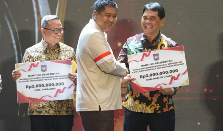 Barito Utara Dinobatkan Sebagai Peringkat I Kategori Penurunan Tingkat Pengangguran Dalam Ajang Bergengsi Apresiasi Pemerintah Daerah Berprestasi 2026 Regional Kalimantan