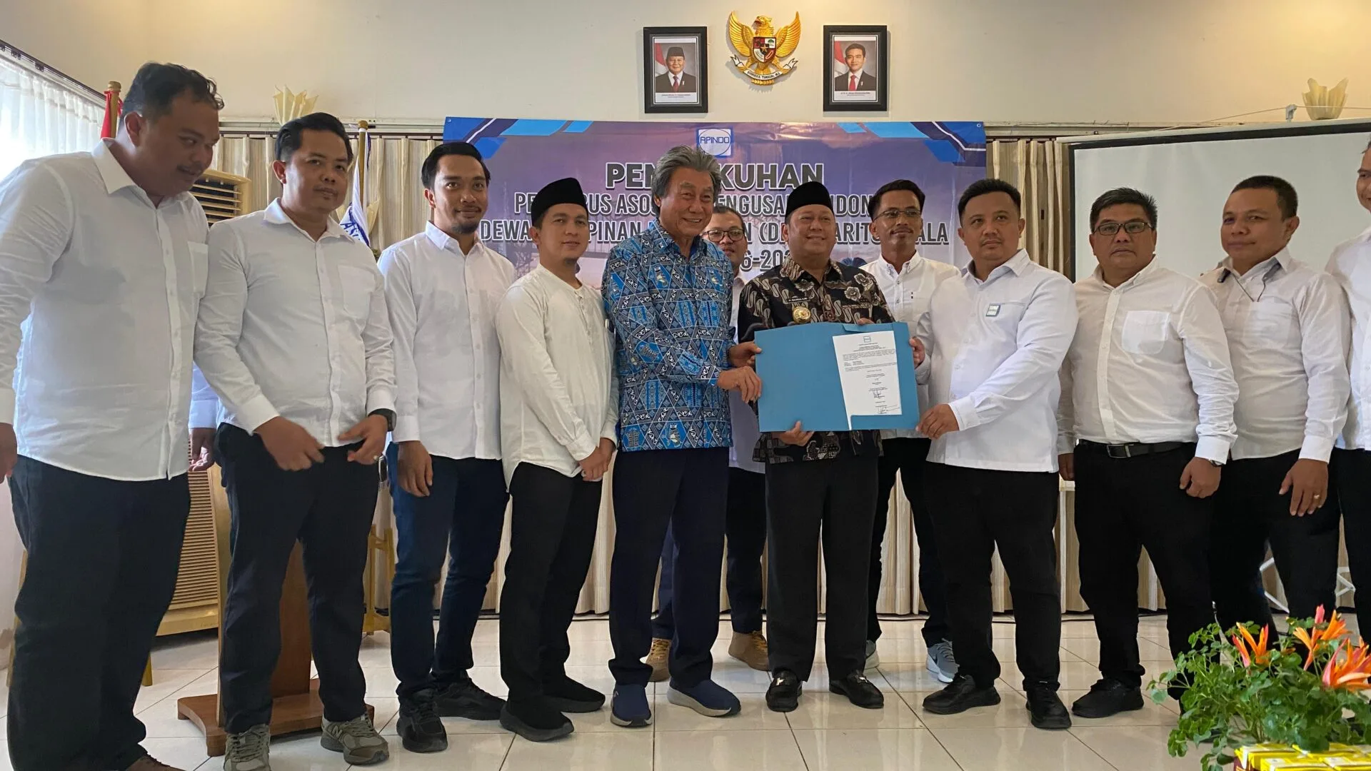Bupati Batola Menghadiri Pengukuhan Dpk Apindo Batola