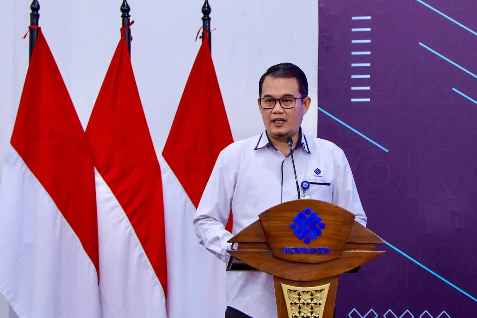 Direktur Jenderal Pembinaan Pelatihan Vokasi Dan Produktivitas Kemnaker, Darmawansyah (ist)