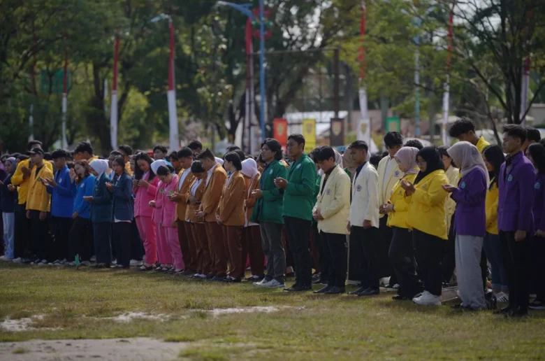 Para Mahasiswa Dari Berbagai Kampus Yang Ada Di Kota Palangka Raya