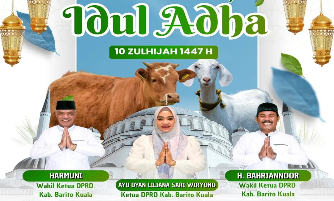 Pimpinan Dan Anggota Dprd Kabupaten Barito Kuala Idul Adha10 Zulhij
