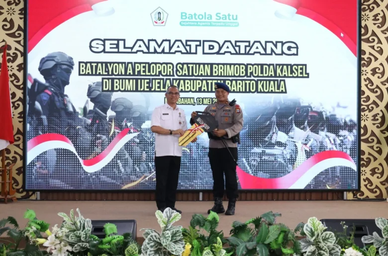 Sekda Batola Brimob