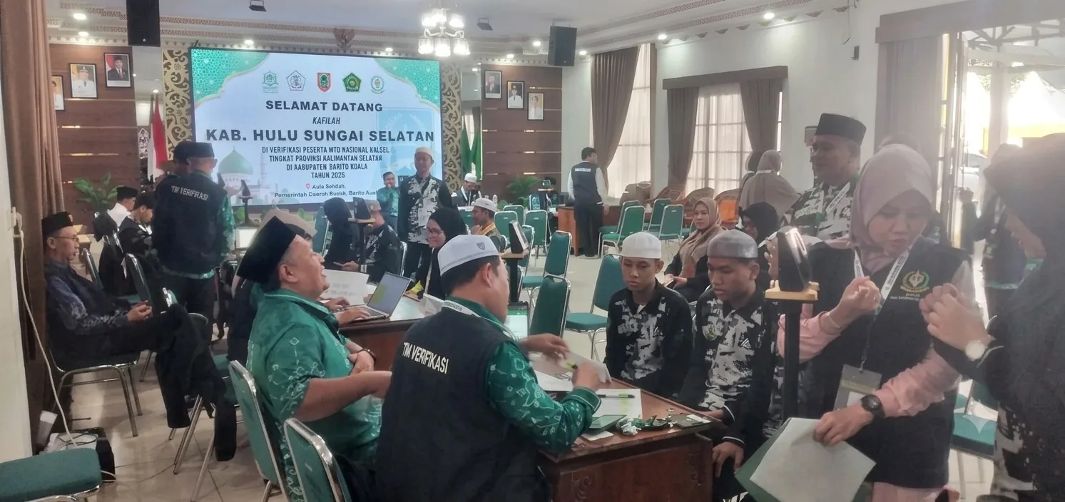 Suasana Pelaksanakaan Verifikasi Faktual Di Aula Selidah Marabahan Ok