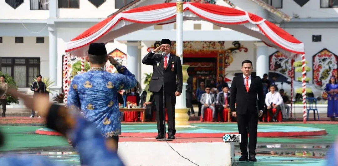 Wakil Bupati Murung Raya Jadi Inspektur Upacara Bendera Dalam Rangka Memperingati Hari Lahir Pancasila