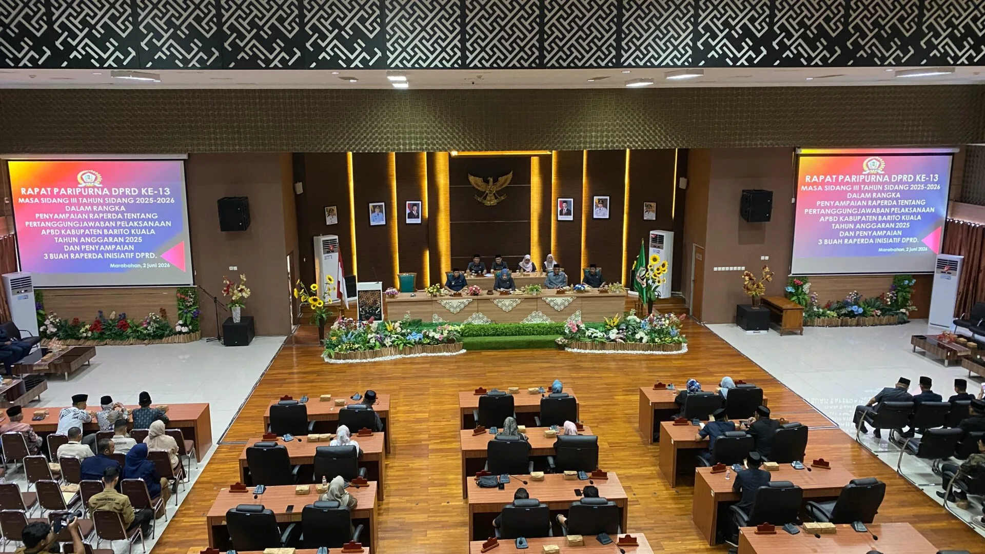 Rapat Paripurna Dprd Ke 13 Masa Sidang Iii Tahun Sidang 2025 2026