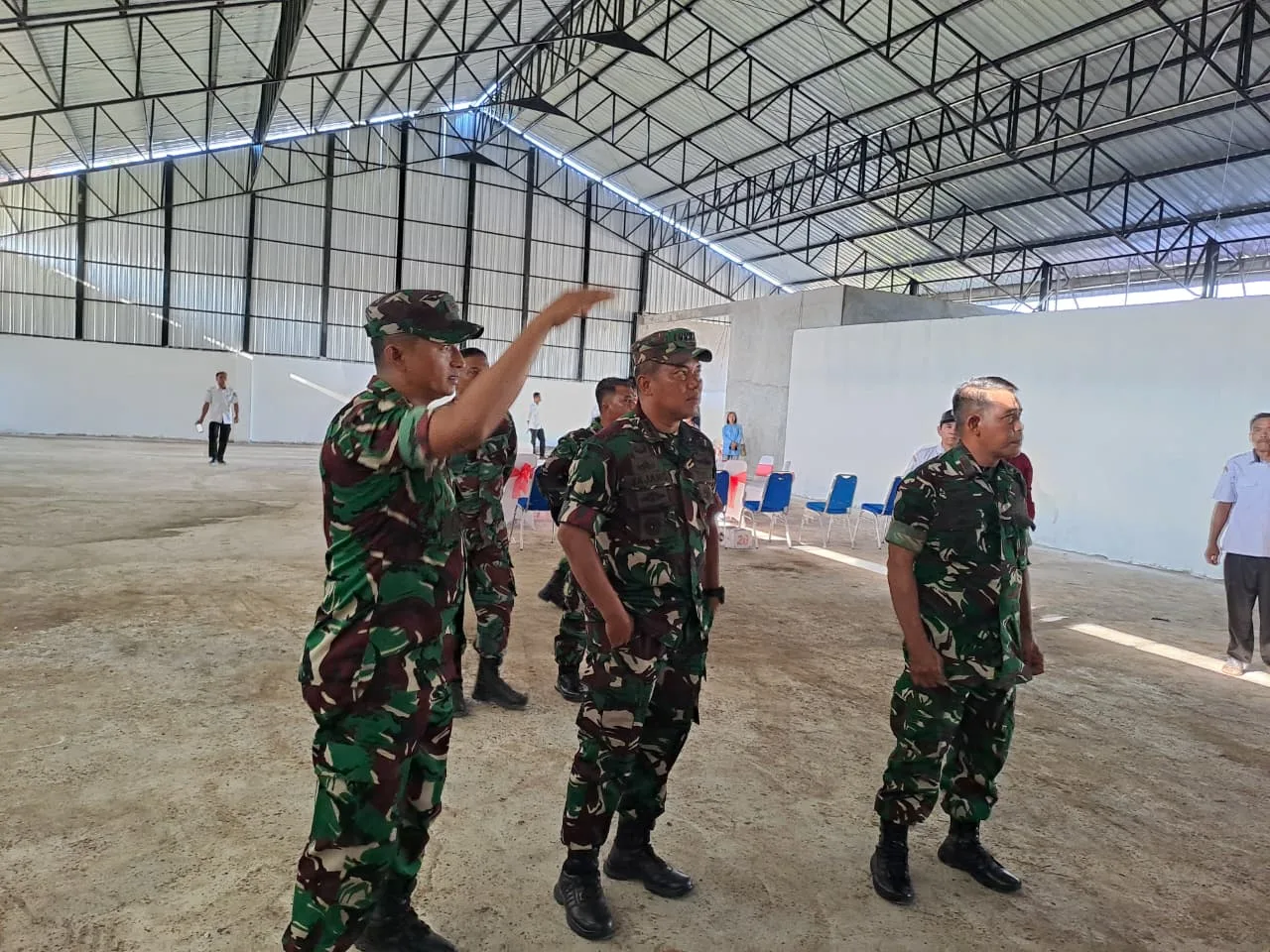 Kasrem 102 Pjg Tinjau Langsung Pembangunan Kdkmp Di Desa Trahean,barut