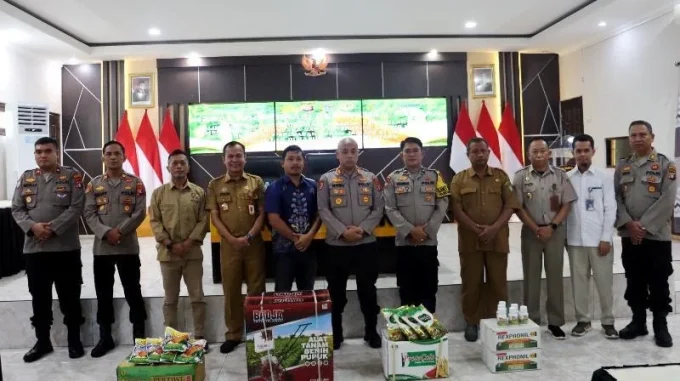 Polres Barut Mengelar Rapat Koordinasi (rakor) Ketahanan Pangan