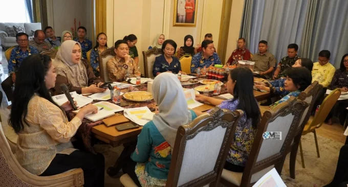 Pemerintah Kabupaten Murung Raya Melalui Tim Pembina Posyandu Menggelar Rapat Persiapan Menyambut Ketua Tim Pembina Posyandu Provinsi Kalimantan Tengah