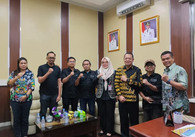Smsi Kalteng Silaturahmi Dan Audiensi Di Kantor Diskominfosantik Kalteng