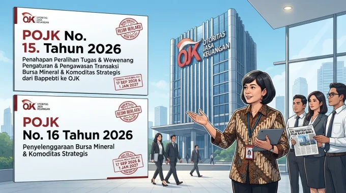 Ojk Terbitkan Dua Pojk Baru, Peralihan Pengawasan Bursa Mineral Dan Komoditas