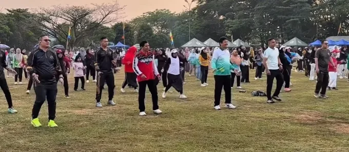 Senam Bersama Dalam Rangka Hari Lahir Kejaksaan Ri Batola
